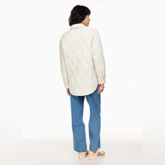 Wilfred Aritzia The Ganna Quilted Jacket Bone XSmall - Picture 12 of 16